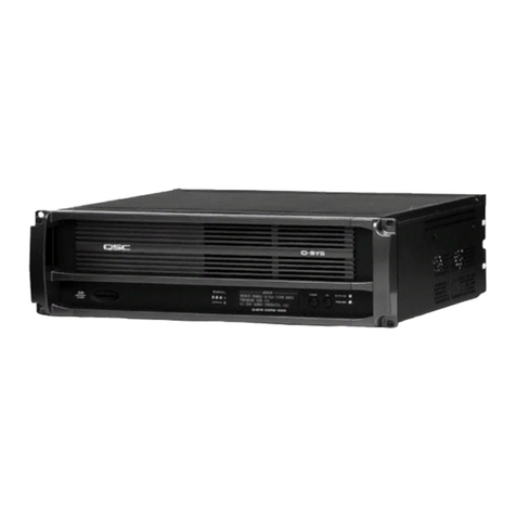QSC Q-SYS Core 3000 user manual
