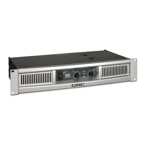 QSC GX Series user manual