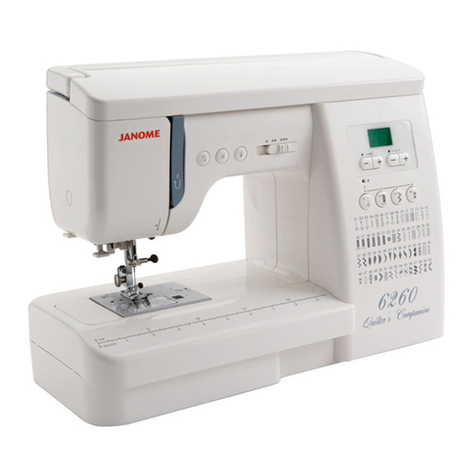 Janome OC 6260 User manual Janome OC 6260 User manual