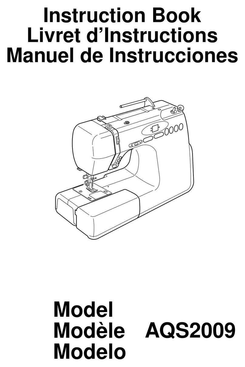 Janome AQS2009 User manual Janome AQS2009 User manual