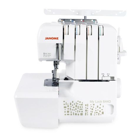 Janome MyLock 644D Instruction book
