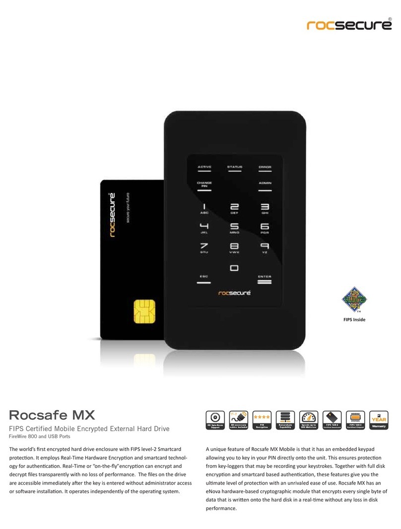 Rocstor Rocsafe MX User manual Rocstor Rocsafe MX User manual