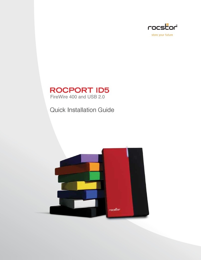 Rocstor ROCPORT ID5 User manual Rocstor ROCPORT ID5 User manual