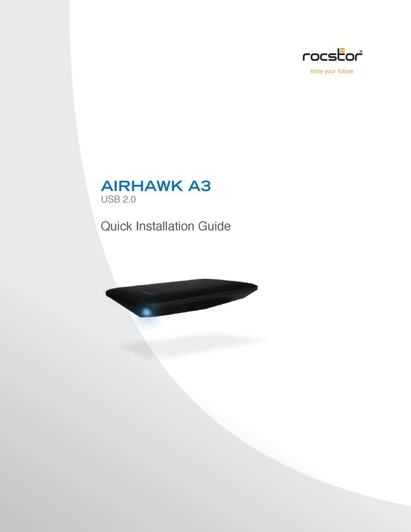 Rocstor AIRHAWK A3 User manual Rocstor AIRHAWK A3 User manual