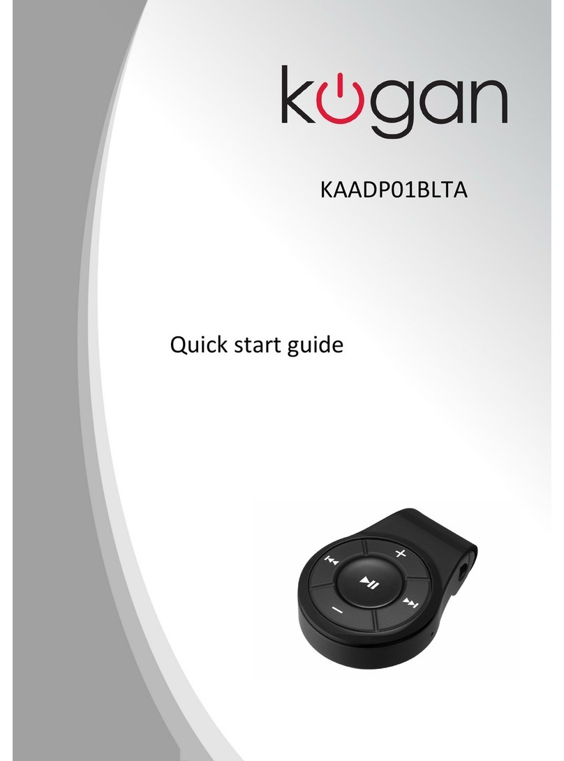 Kogan KAADP01BLTA quick start guide