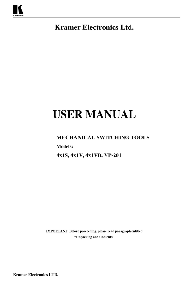 Kramer 4x1S user manual