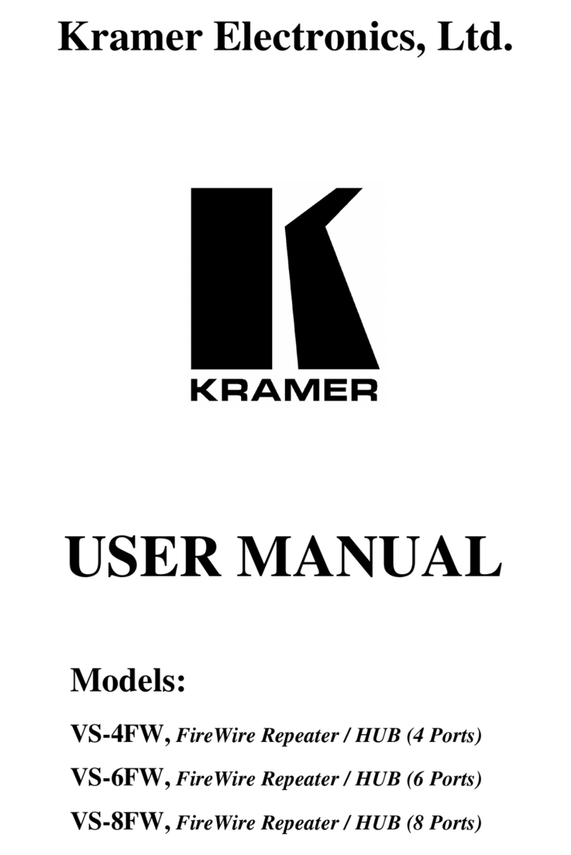 Kramer VS-4FW User manual