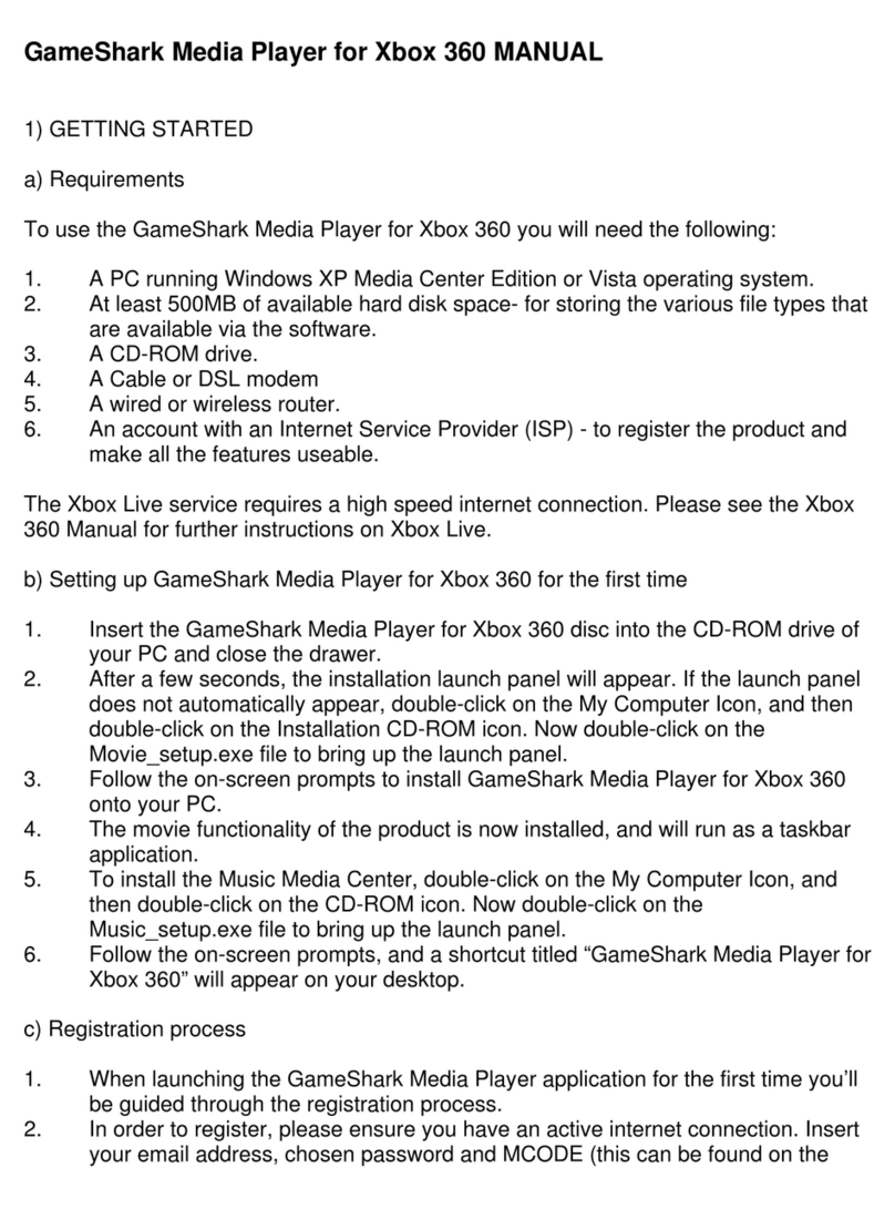 Saitek GameShark User manual