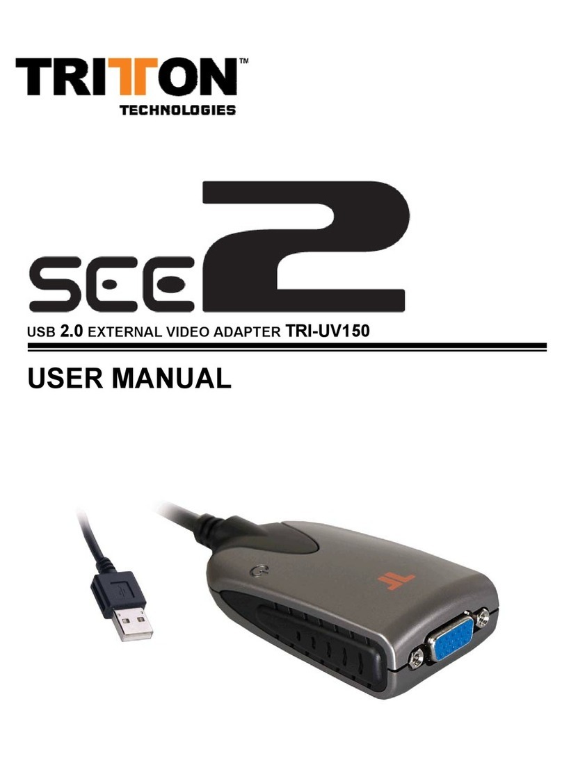 Tritton TRI-UV150 user manual