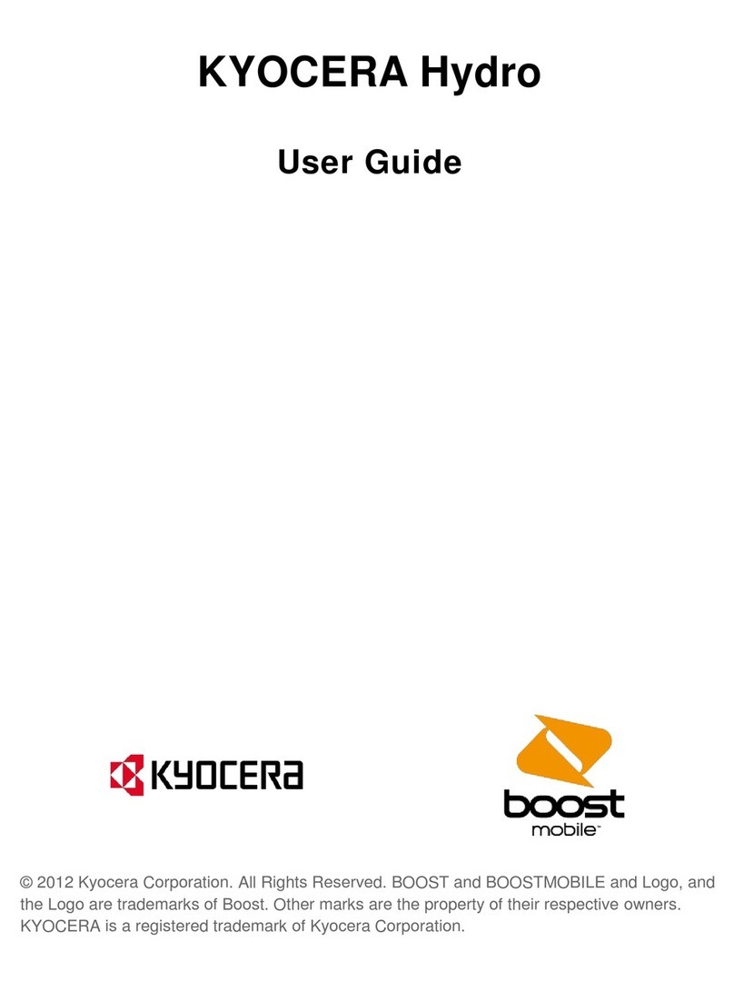 Kyocera Boost Hydro user guide