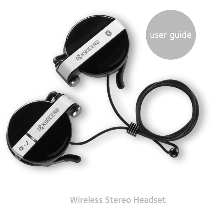 Kyocera Headset user guide