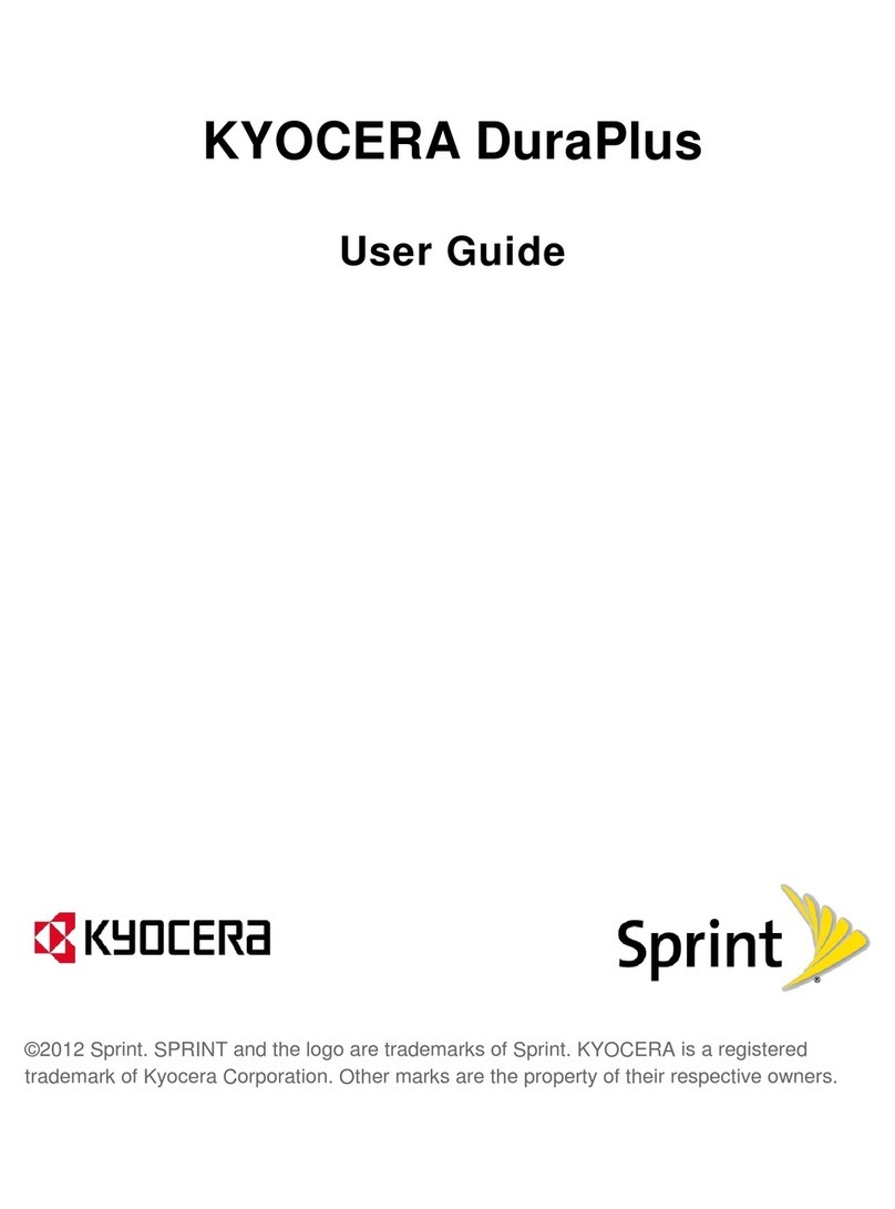 Kyocera Sprint DuraPlus user guide