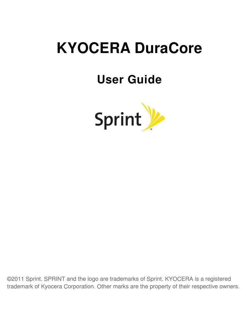 Kyocera Sprint DuraCore User manual