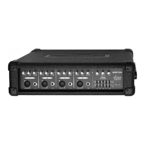Kustom KPM4100 owner's manual