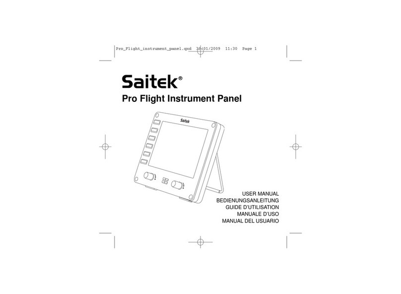 Saitek Pro Flight Instrument Panel user manual