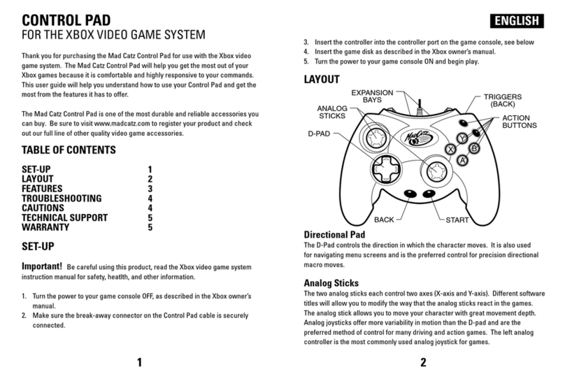 Saitek CONTROL PAD user manual