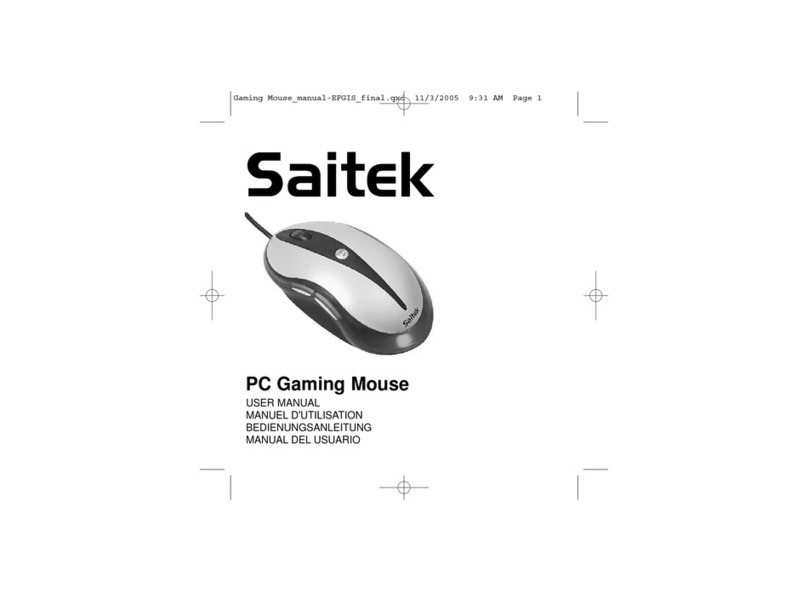 Saitek PC Gaming User manual