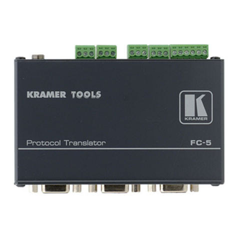 Kramer FC-5 User manual Kramer FC-5 User manual