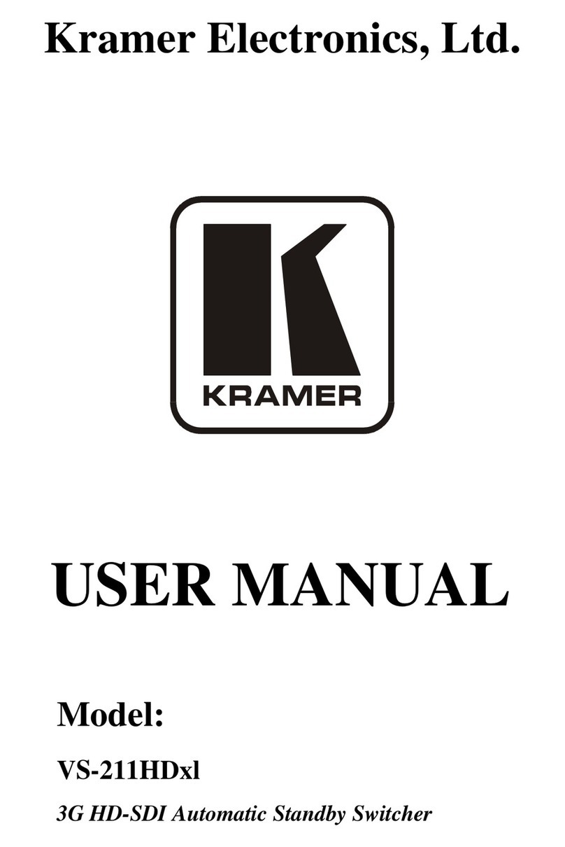 Kramer VS-211HDx1 user manual