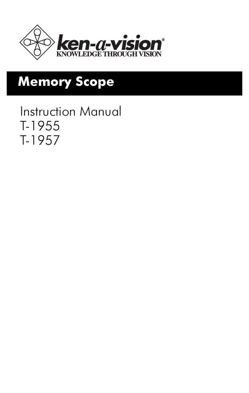Ken A Vision T-1955 User manual Ken A Vision T-1955 User manual