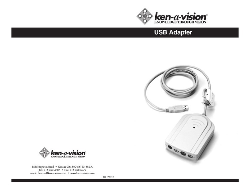 Ken A Vision usb adapter instruction manual