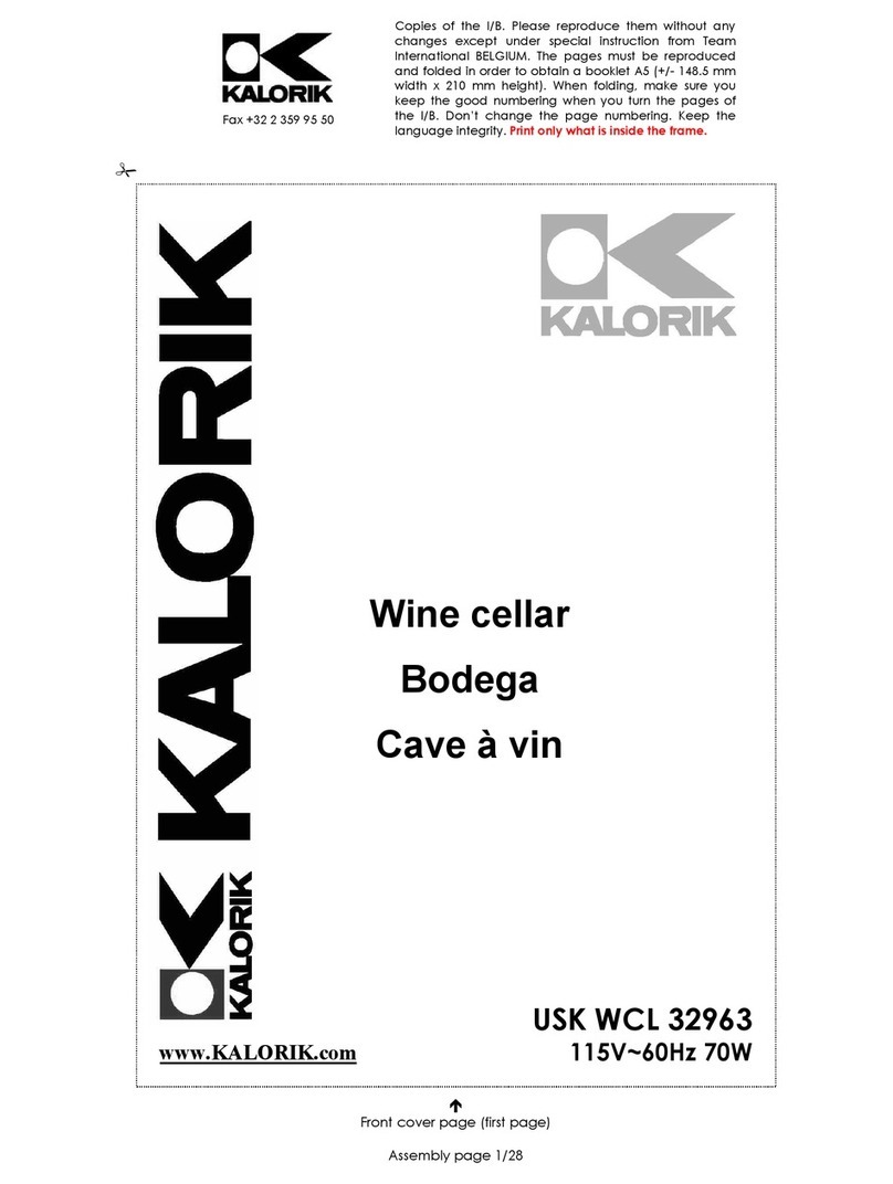 Kalorik USK WCL 32963 operating instructions