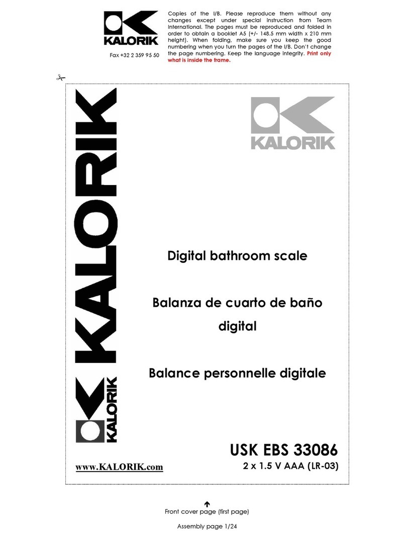 Kalorik USK EBS 33086 operating instructions