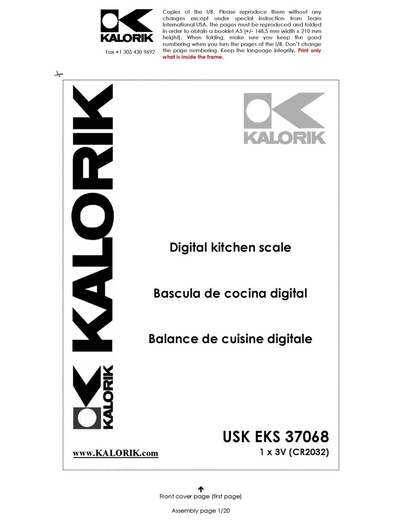 Kalorik USK EKS 37068 operating instructions