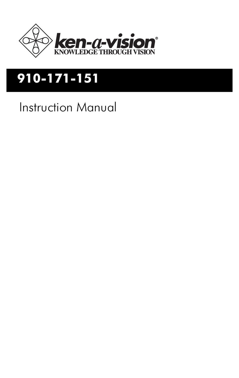 Ken A Vision 910-171-151 User manual Ken A Vision 910-171-151 User manual