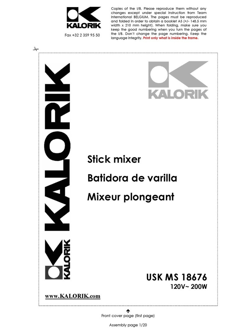 Kalorik USK MS 18676 operating instructions Kalorik USK MS 18676 operating instructions