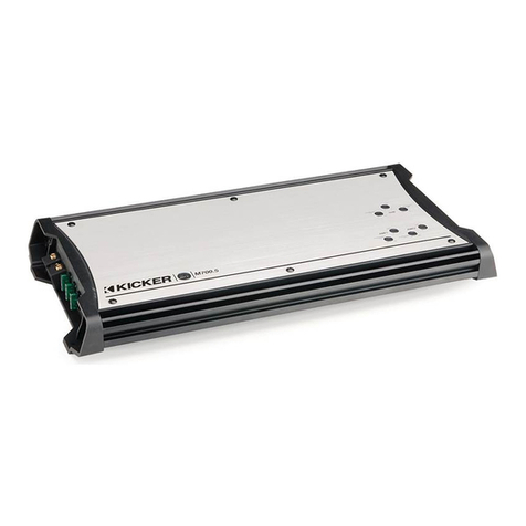Kicker ZX700.5 User manual