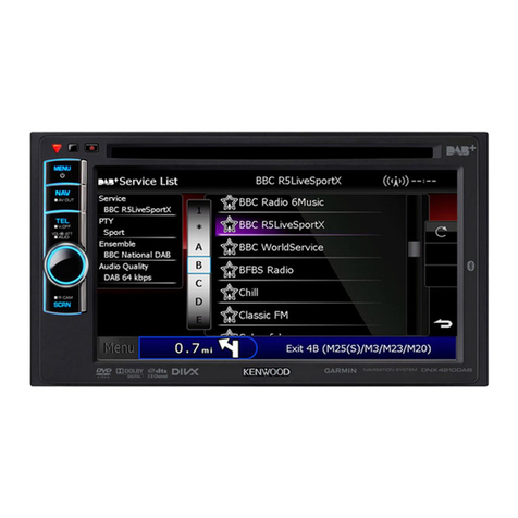 Kenwood DNX521DAB instruction manual