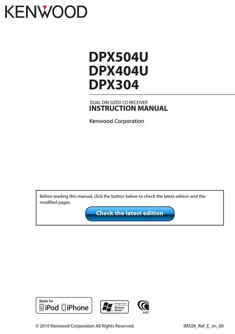 Kenwood DPX404U User manual Kenwood DPX404U User manual