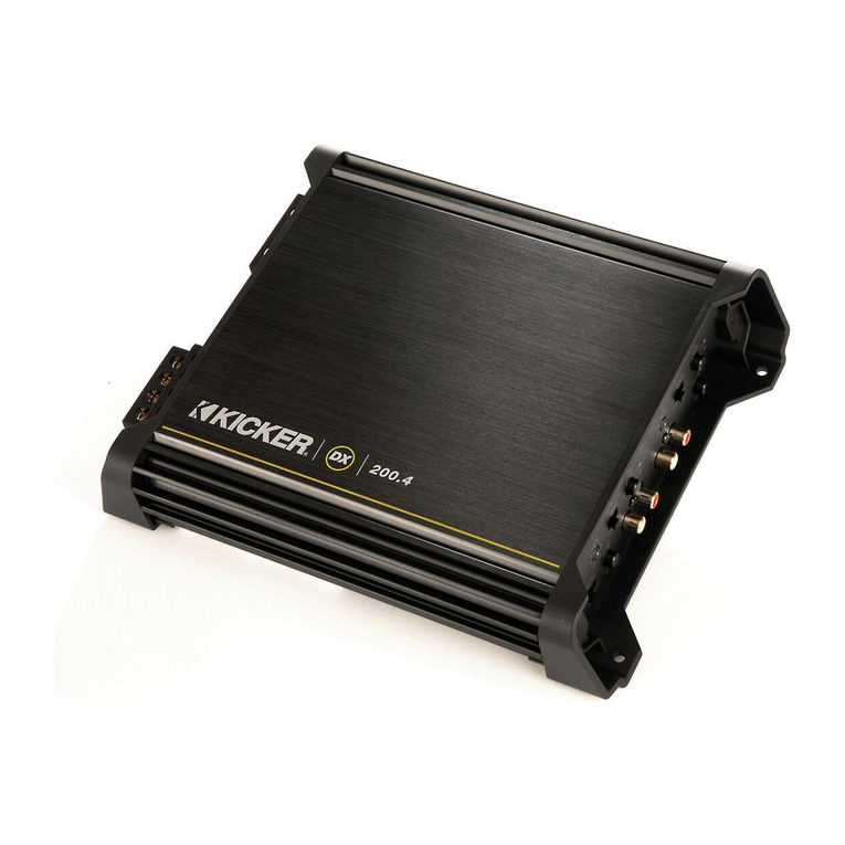 Kicker DX200.4 owner's manual