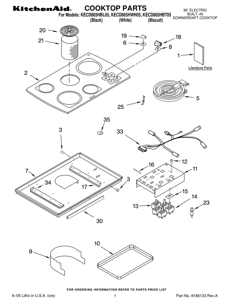 KitchenAid KECD865HBL05 User manual