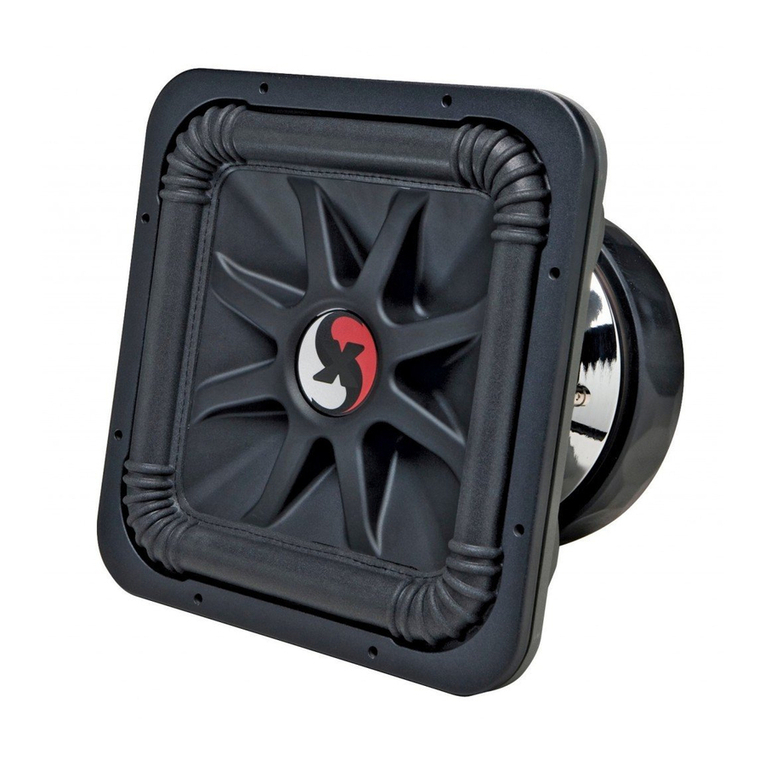 Kicker Solo X S10X User manual