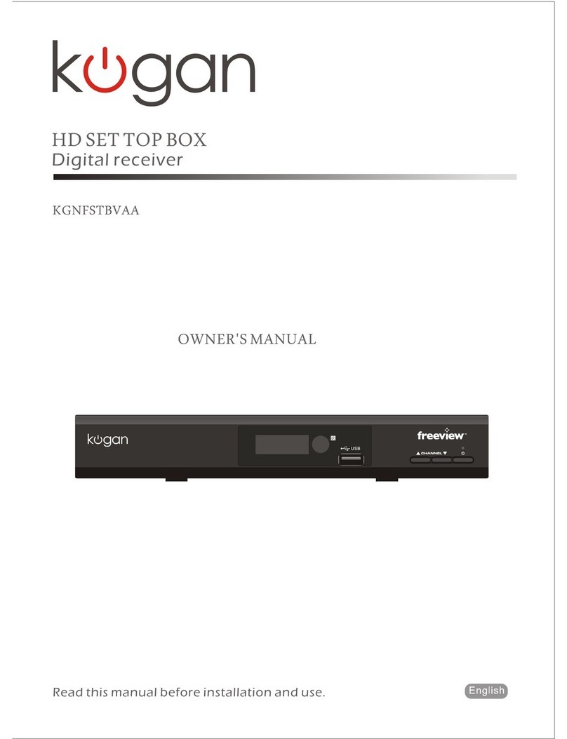 Kogan KGNFSTBVAA owner's manual