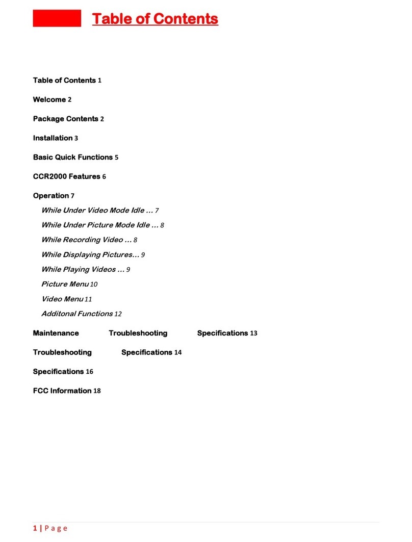 Sceptre CCR2000 user manual