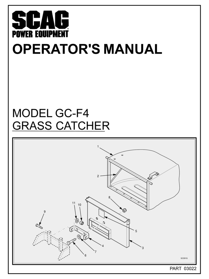 Scag Power Equipment GC-F4 User manual