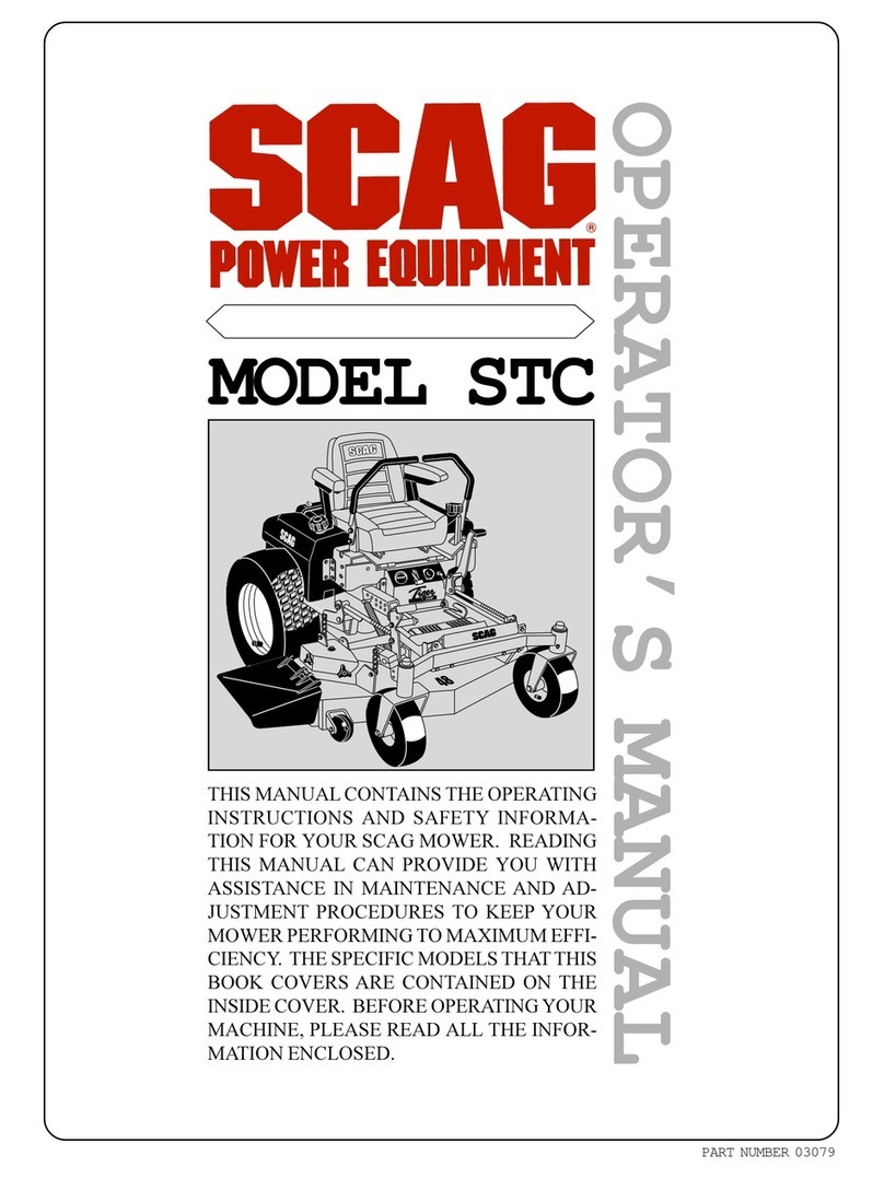 Scag Power Equipment STC User manual