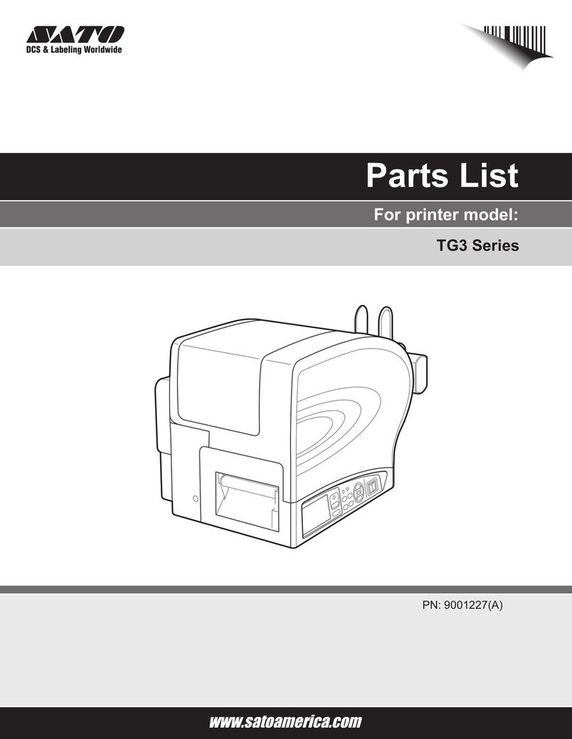 SATO TG3 Series User manual