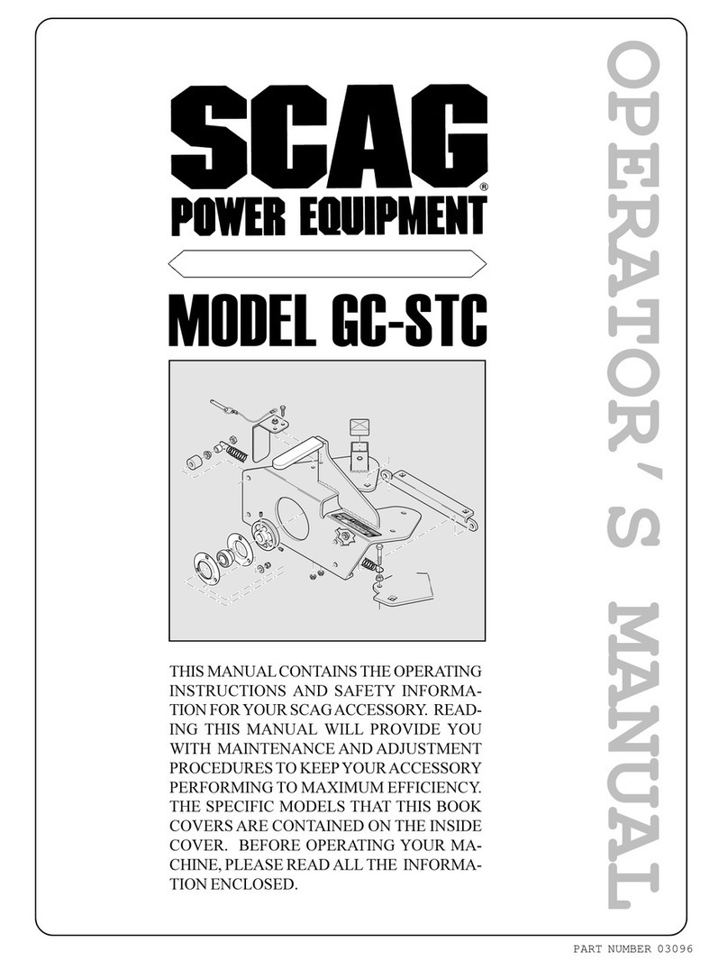 Scag Power Equipment GC-STC User manual