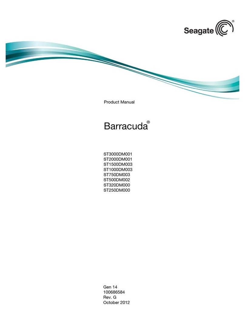 Seagate Barracuda Series User manual