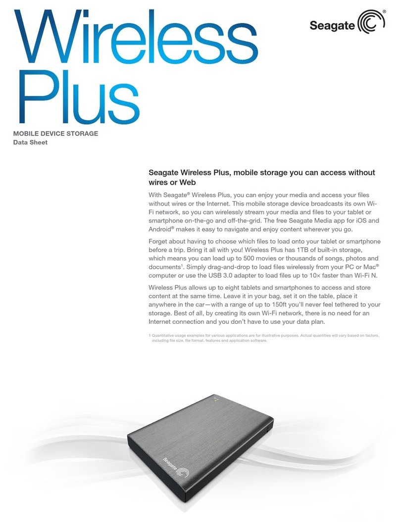 Seagate Backup Plus Desktop User manual