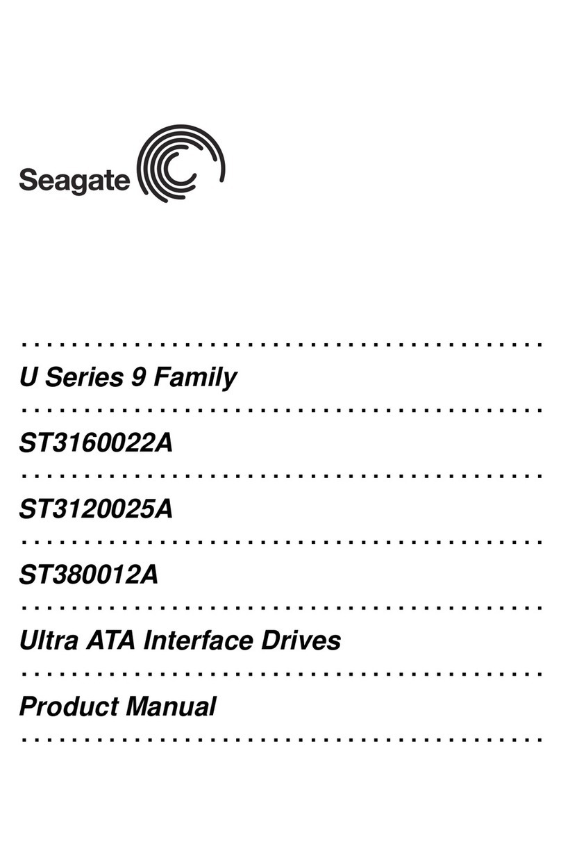 Seagate Barracuda 7200.7 ST3160022A User manual