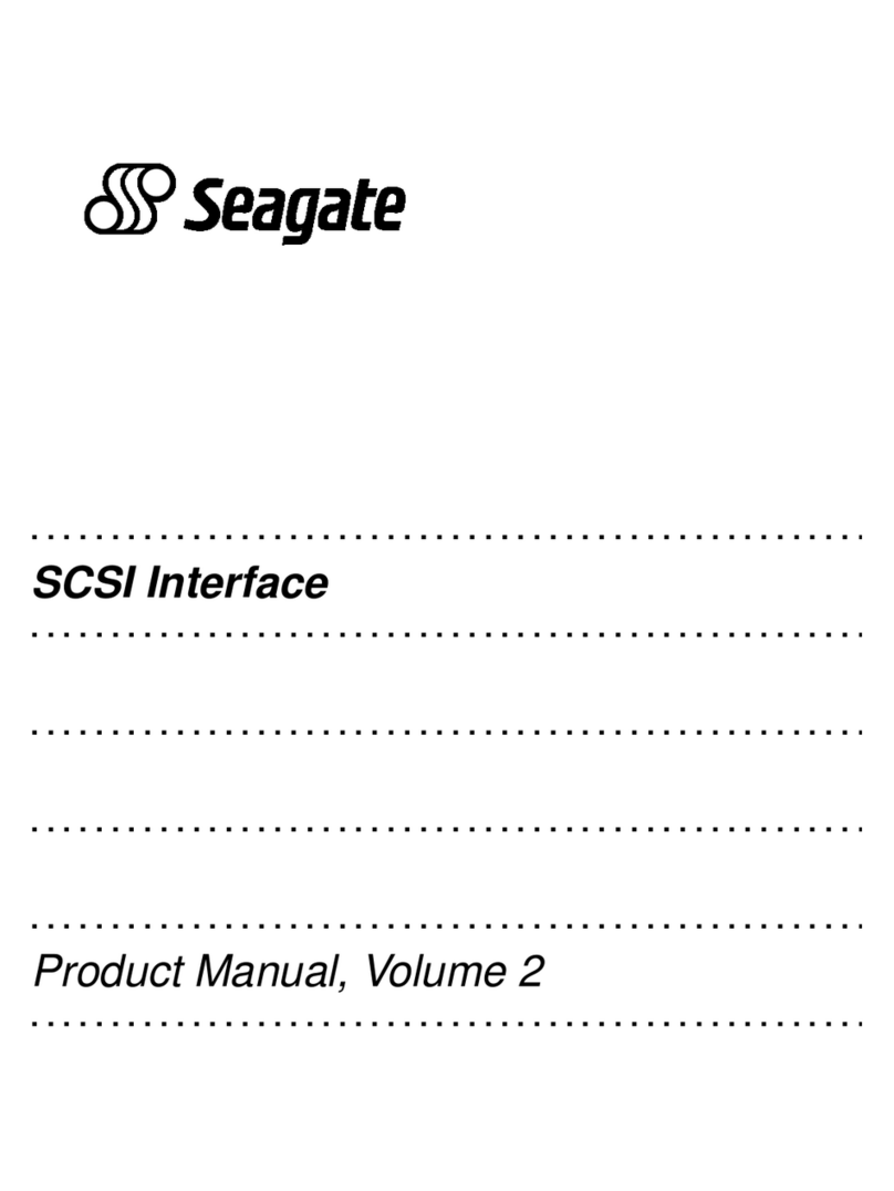 Seagate SCSI Interface User manual