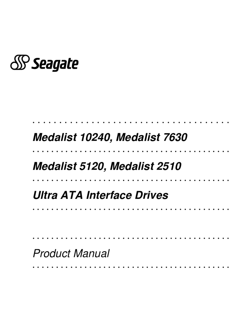 Seagate Medalist 10240 User manual
