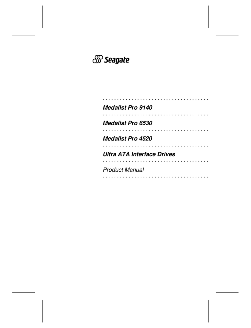 Seagate Medalist Pro 4520 User manual