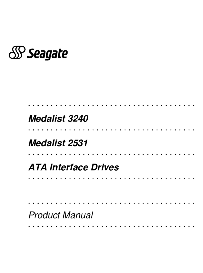 Seagate Medalist 3240 product manual