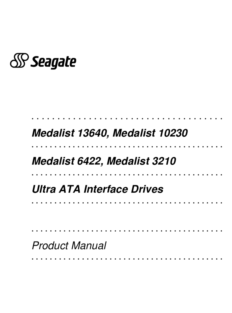 Seagate Medalist 13640 product manual